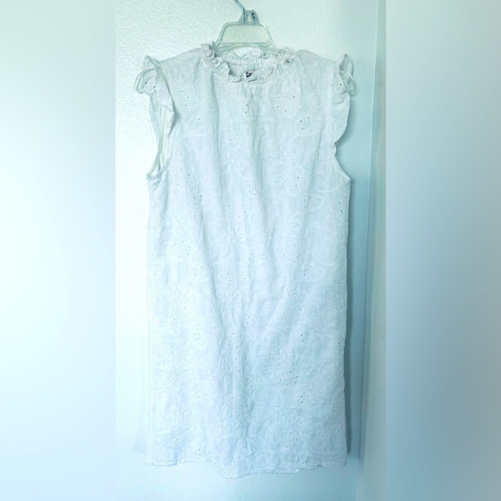 Nanette Lepore White eyelet Dress size 10